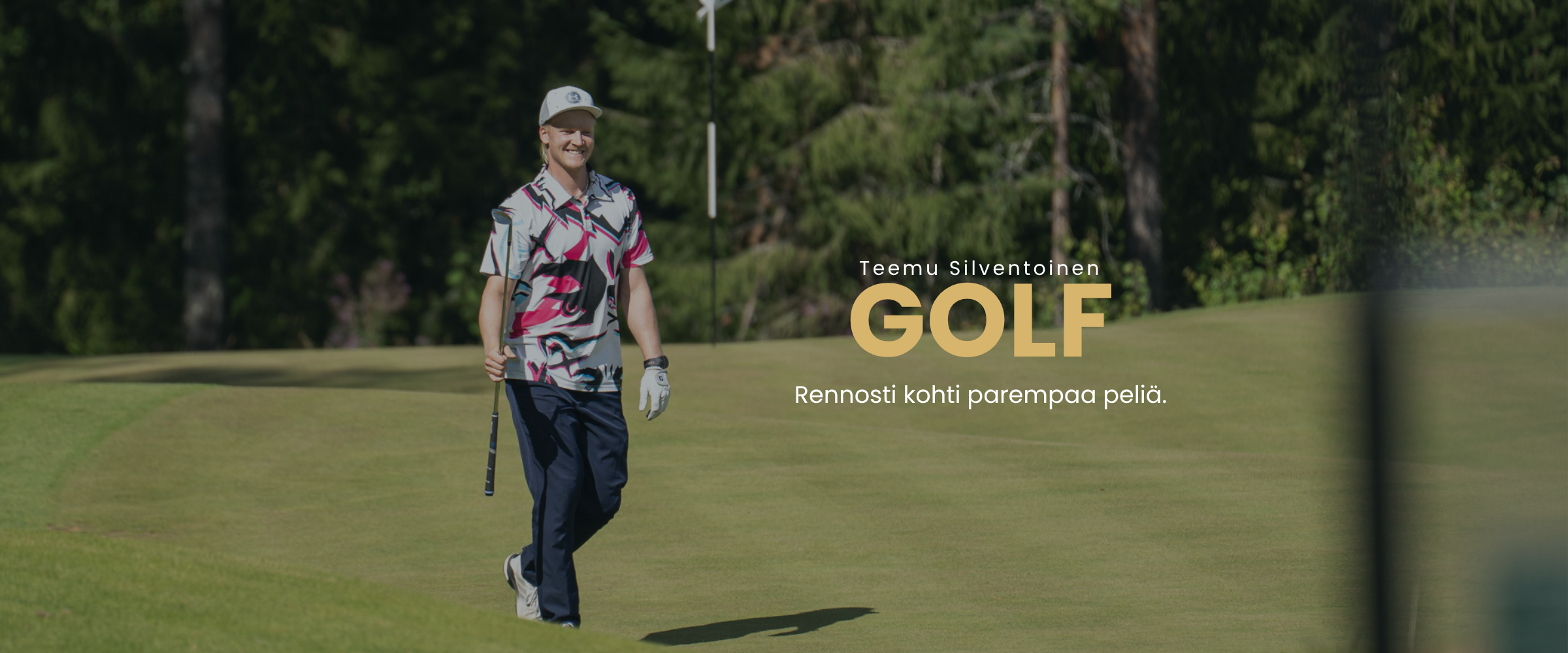 Teemu Silventoinen golfopetus Savonlinnassa
